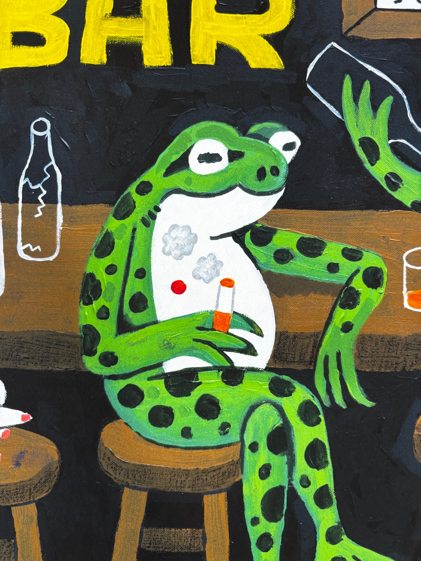 2am Frogs - Print